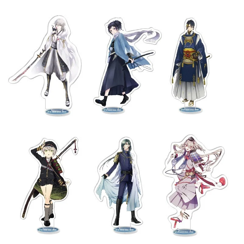 

Touken Ranbu Online Аниме фигурки Kashuu Kiyomitsu Yamatonokami Yasusada акриловая модель на подставке Plate орнамент аксессуары Декор для комнаты