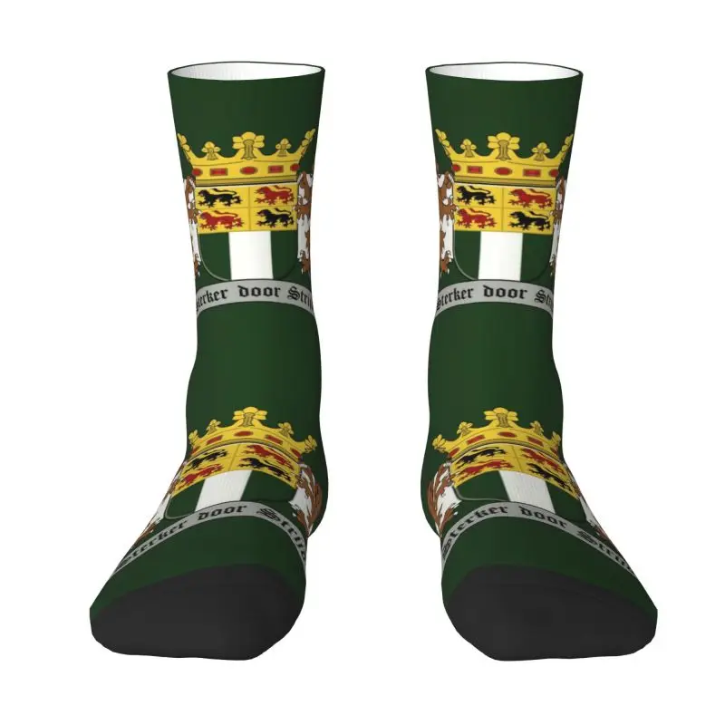 

Cute Wapen Van Rotterdam Socks Women Men Warm 3D Print Rotterdam Coat Of Arms Holland Flag Sports Basketball Socks