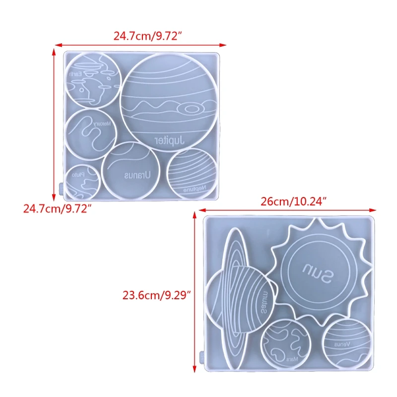 

Round Planet Decoration Silicone Mold Jewelry Epoxy Resin Casting Jewelry Tool Making Diy Craft Home Wall Decoration