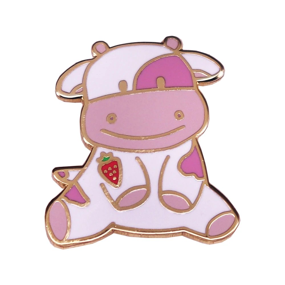 

Enamel Pin Women's Brooch Lapel Pins Backpack Brooches Brooches for Clothing Badges Fashion Cute Cow Accessories