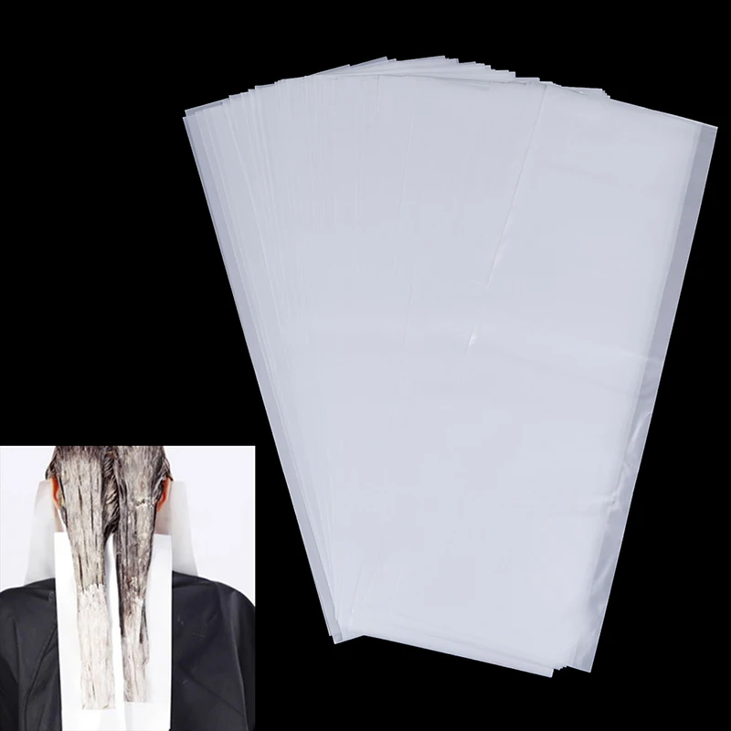 

100 Stks/pak Pro Salon Haarverf Papier Recycleable Scheiden Stain Verven Kleur Tool Hoogtepunt Tissue Kapper Salon Tool