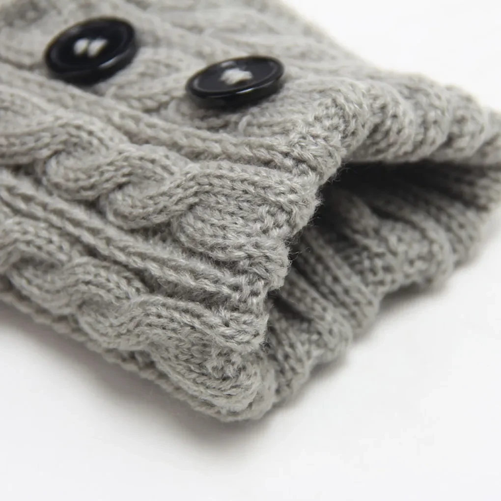 Women Knitted Winter Leg Warmers Slim Punk Short Crochet Leg Warm Socks Silid Winter Boot Cuffs Socks Boot Toppers Stockings