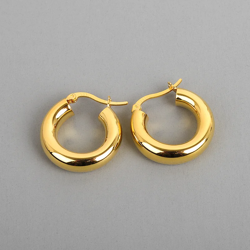 

Fashion Exquisite Vintage Round Circle Hoop Earrings for Women Geometric Gold Color Earrings Wedding Jewelry Gifts 2022