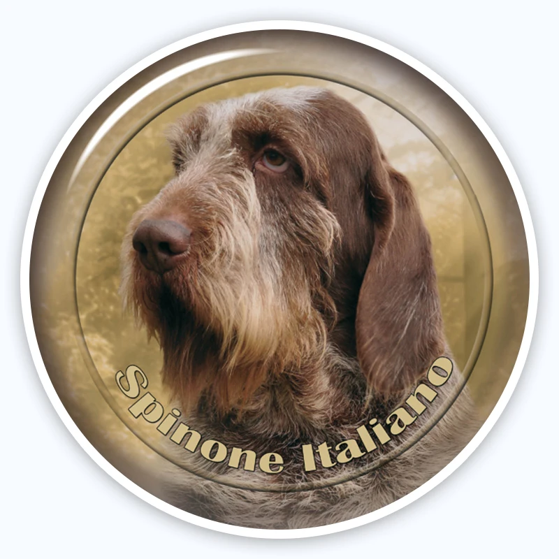 

A0682# Various Sizes Removable Decal Spinone Italiano 88 Sticker Waterproof Accessories on Bumper Rear Window Laptop