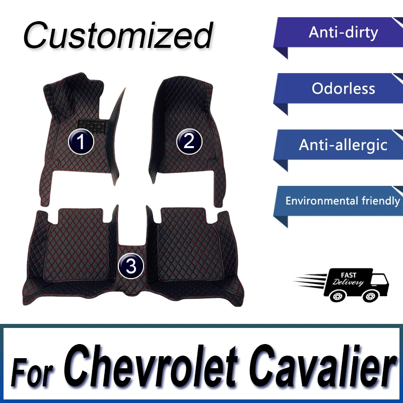 

Car Floor Mats For Chevrolet Cavalier Onix Prisma 2023 2022 2021 2020 Waterproof Carpets Custom Auto Accessories Interior Parts