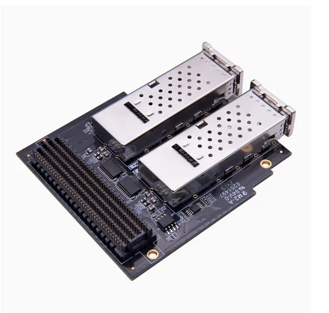 Фото Для оптических портов ALINX Two QSFP+ 40G для отправки и приема оптических волокон Поддроустановки FMC №2