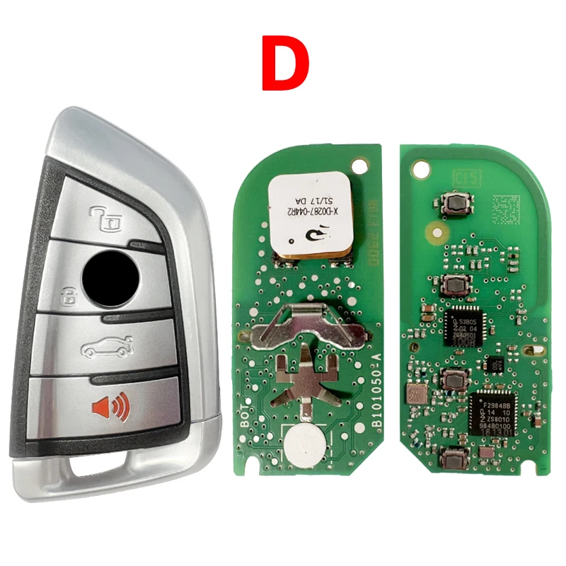 

CN006133 Оригинальный интеллектуальный брелок с дистанционным управлением Classis FCC ID: N5F-ID21A IC 3248A-ID21A 434 МГц 49-чип BDC2 BDC3 для BMW G