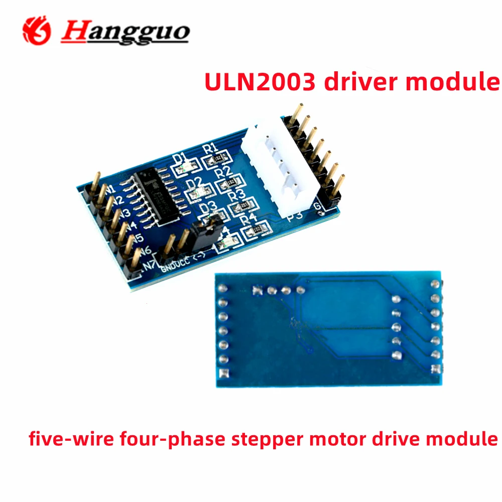 Плата драйвера шагового двигателя ULN2003, модуль для 5 В, 4 фазы, 5 линий, 28BYJ-48 для Arduino, 5 шт./партия