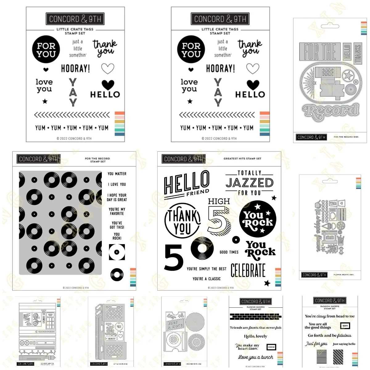 

Recordings Flowers New Metal Cutting Dies Clear Stamps Scrapbook Diary Secoration Embossing Template Diy Greeting Card Handmade