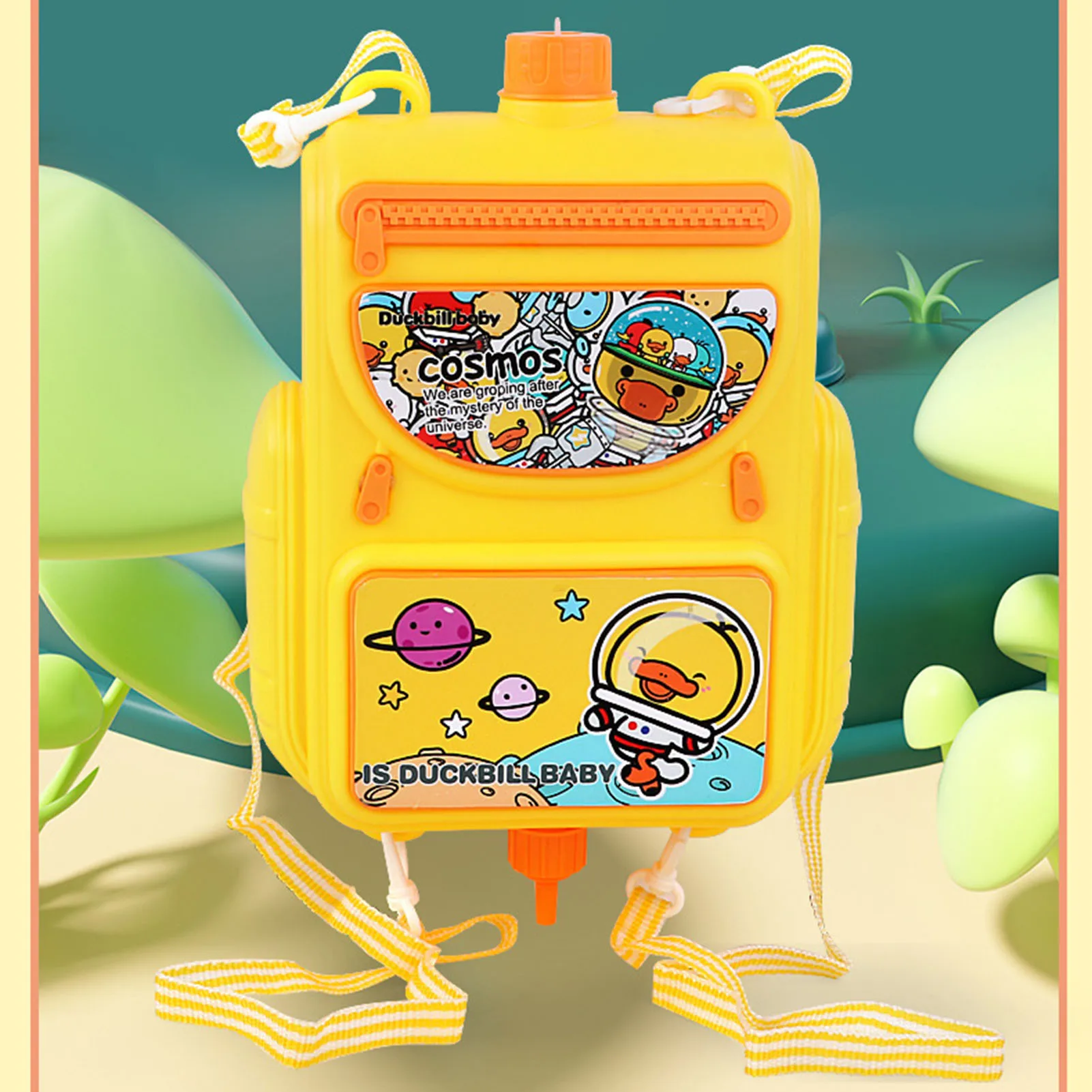 

Cute Duck Water Guns Toy Backpack Water Shooter Toy Large Capacity Squirt Guns Toy With Adjustable Straps Water Shooter Toy For