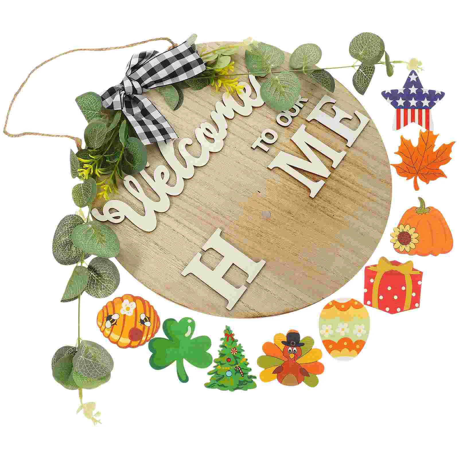 

Висячая открытка двор деревянная подвесная дверь висячий знак Сменные знаки на крыльцо на День Благодарения украшение на Рождество