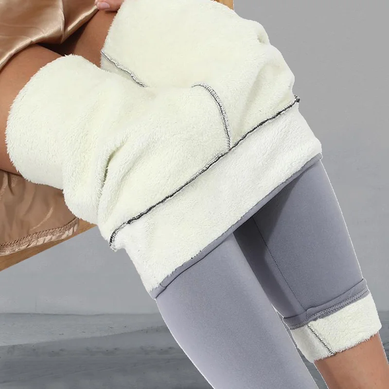 

Aikliat Women Trousers Spring Summer Pants Compression Thick Lamb Wool Pants Women Trousers Pant Leg Bottoms Quality Long Female
