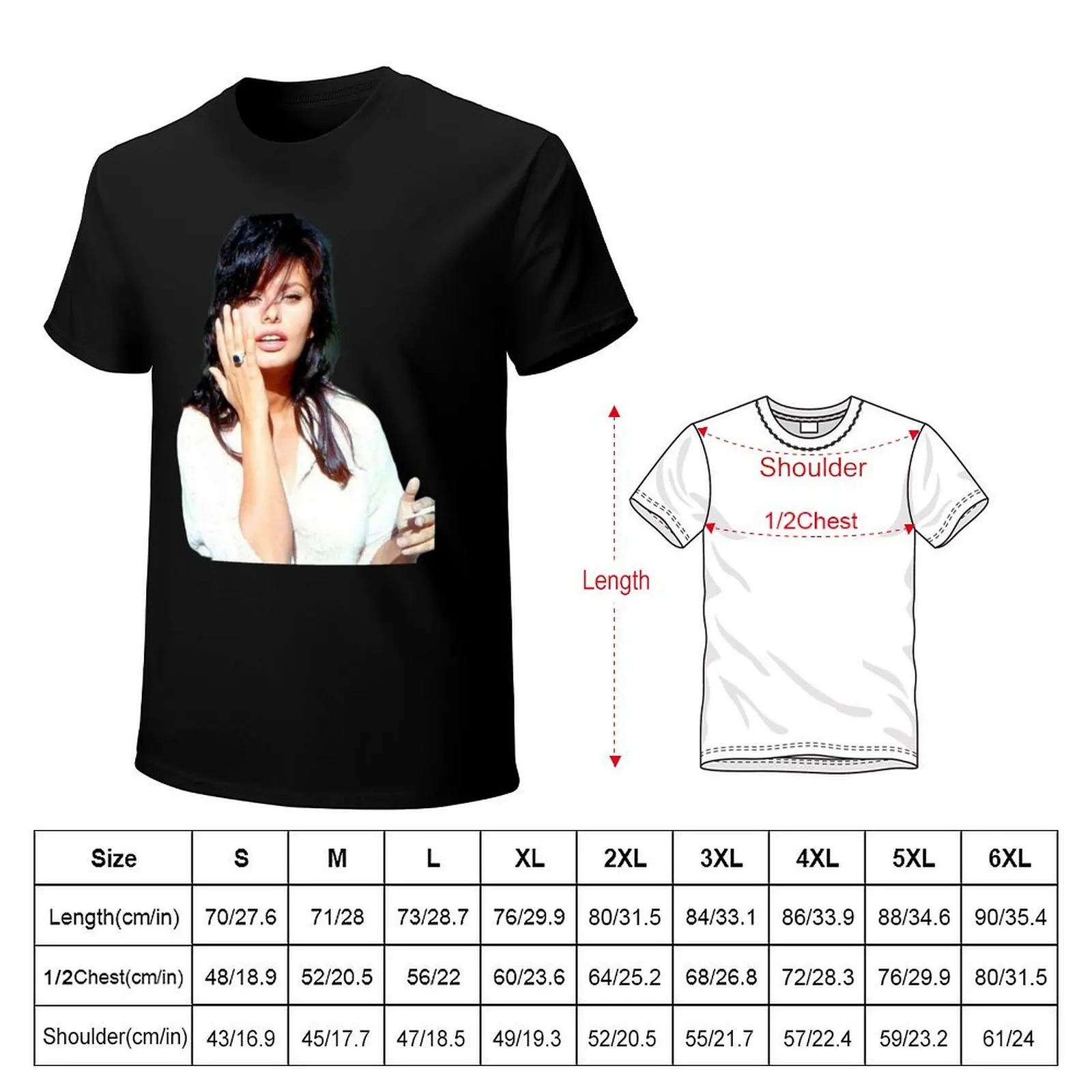 Футболка Sophia Loren 1960 футболки с рисунком мужские белые в тяжелом весе