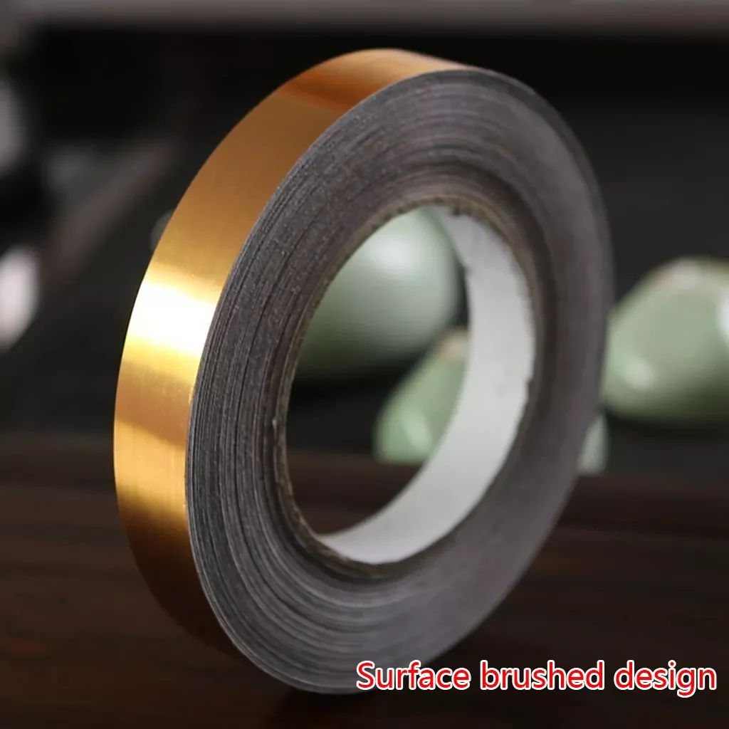 

Self-Adhesive Gold Stickers Decals Waterproof Tile Wall Tile Space Sealing Tape Strip Joints Beauty Sticker Home Decor