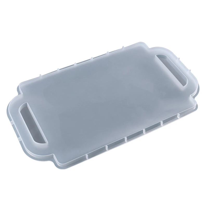 

DIY Crystal Epoxy Resin Mold Simple Pallet Fruit Tea Cup Tray Silicone Mold