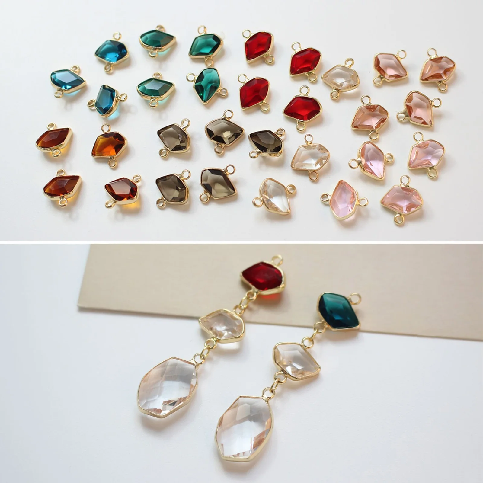 2 шт. латунные подвески для сережек и ожерелий