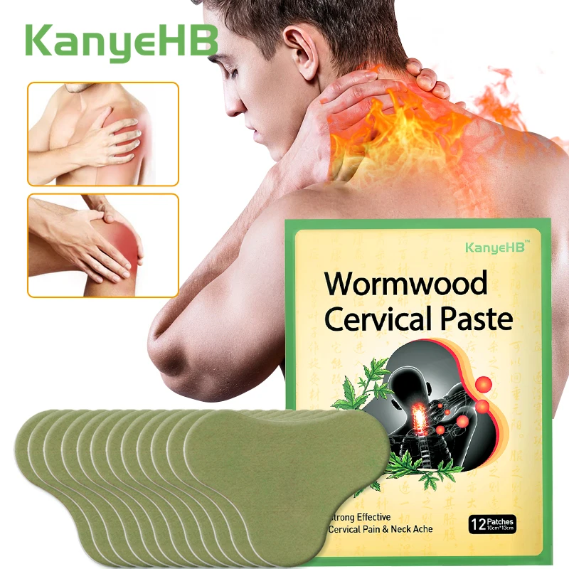 

12Pcs=1bag Wormwood Arthritis Patch Medical Plaster Rheumatic Shoulder Joint Pain Relief Chinese Medicine Health Care Patch W002