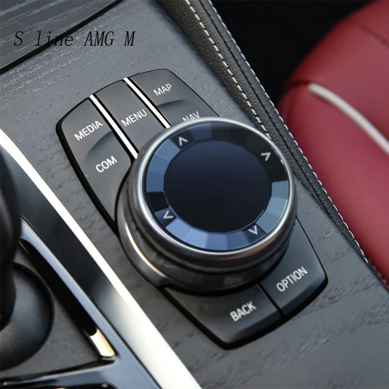 Для BMW 5 6 7 series G30 G38 G32 X3 G01 X4 G02 автомобильные Мультимедийные кнопки с кристаллами, кнопка переключения, украшение, внутренняя крышка, наклейка, отделка