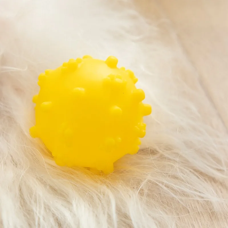 Colorful Foot Print Squeaky Chew Interactive Toys For Pets Soft Puppy Molar Tooth Latex Toy