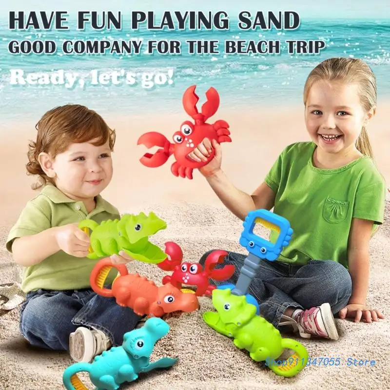 

Beach Sand Toy Grabber Scoop Dinosaur Toy Snow Shovel Outdoor Toy Tool Bath Toy Water Toy Great Gift for Boys Drop shipping