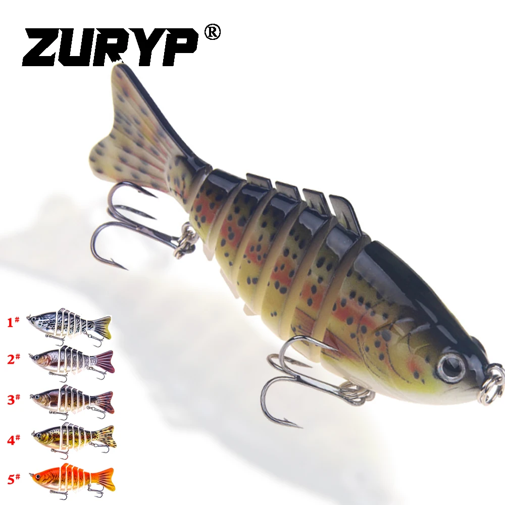 

ZURYP 10cm 16g Sinking Wobblers for Pike Swimbait Jointed Lures for Fishing Artificial Bait Hard Crankbaits Fishing Lure Tackle