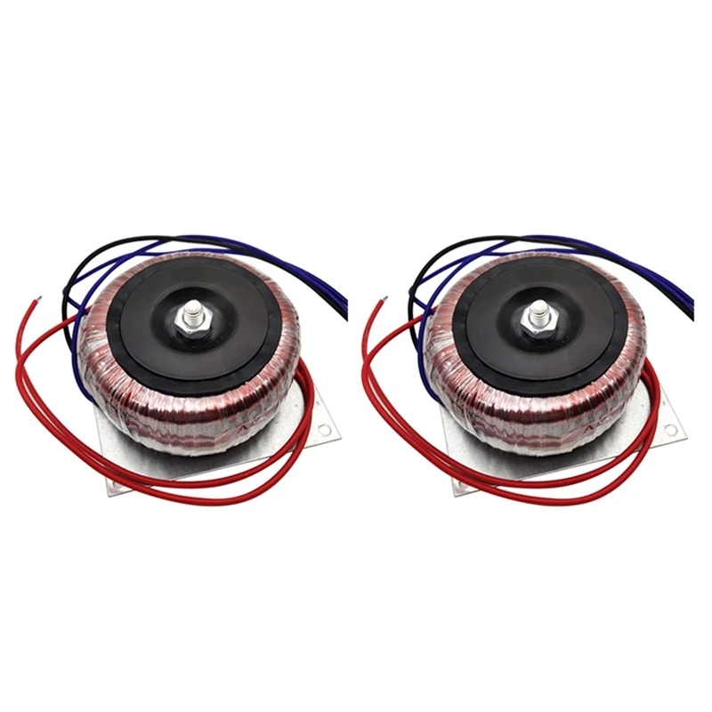 

2X Dual 15V Copper Toroidal Transformer Power Supply Dual Power Supply Loop Transformer For Power Amplifier