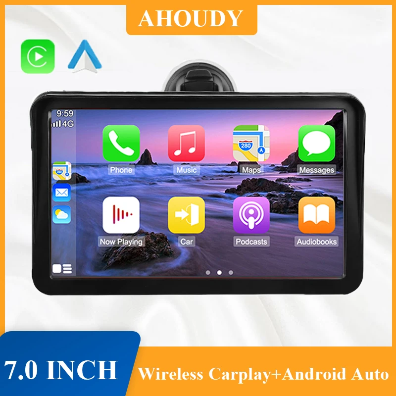 

7inch Car Radio Multimedia Video Player Wireless Carplay And Wireless Android Auto Touch Screen With Remote Control