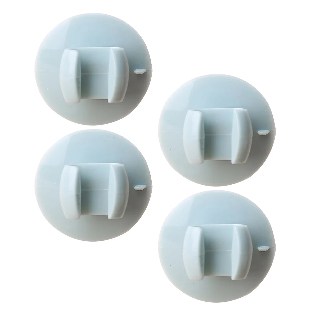 

4 Pcs Storage Rack Kitchen Rice Spoon Stand Meal Suction Holder Clothes Hanging Organizer Wall Mounted Cooker Gadget Bracket