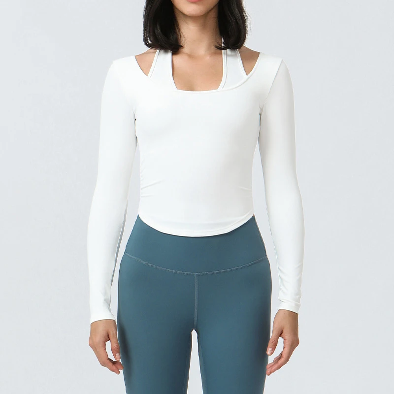 Wyplosz Shirts For Women Crop Gym Yoga Fitness Tops Workout Tight Comfortable Breathable Elastic Quick Drying Cloud Sense Halter