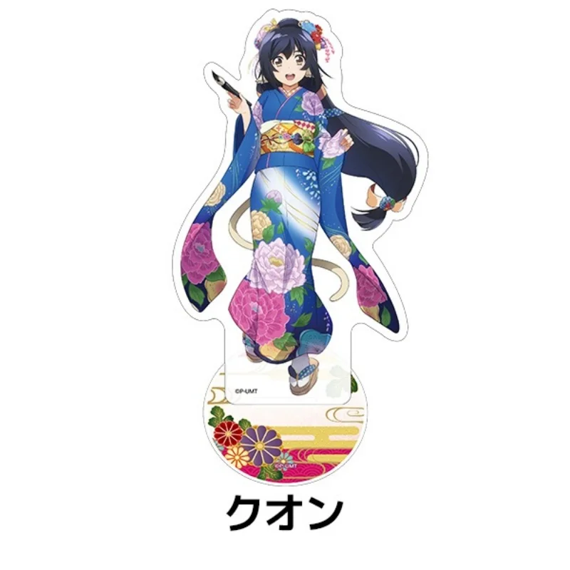 Фото Акриловая фигурка-подставка Game Utawarerumono Anime Nekone Rurutie Kuon Anju, держатель для ключей, подарки для косплея №3