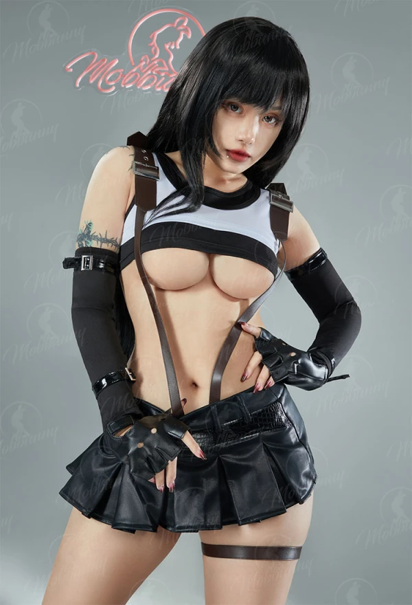 Привлекательное Женское Эротическое нижнее белье MOBBUNNY Черная Женская мини-юбка