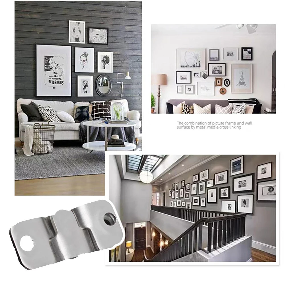 10 шт. зеркальные крючки для картины маслом