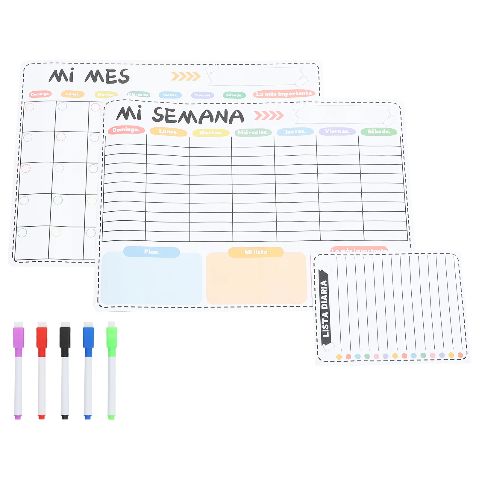 

Fridge White Board Calendar Dry Erase Refrigerator Reminder Schedule Planning Whiteboard Paper Kitchen Writing
