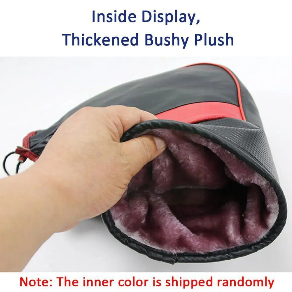 

Winter Thermal Motorcycle Scooter Handlebar Gloves Reflective Waterproof Windproof Night Bar Hand Motorbike Muff Handle Cov F7Q5