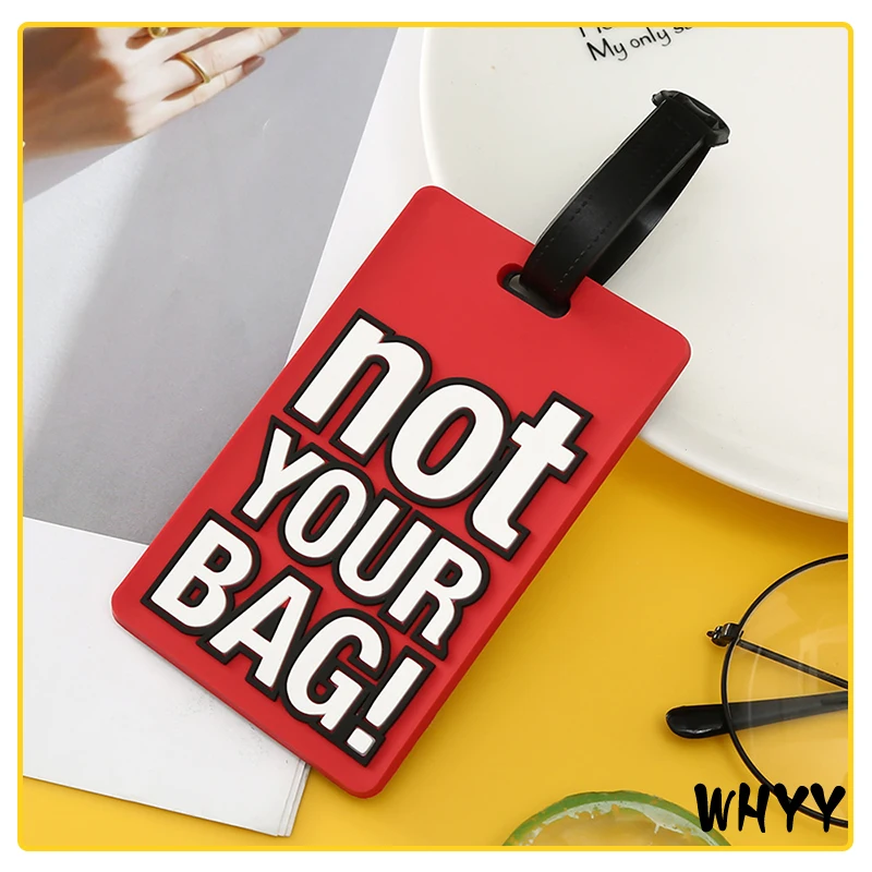 

1PCS Creative Travel Accessories Luggage Tag Cover PU Leather Suitcase ID Address Holder Baggage Boarding Tags Portable Label