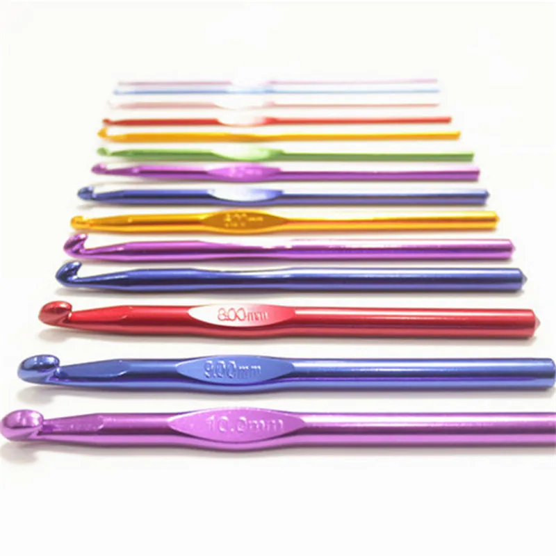 

4Pcs/8Pcs A Set 2/2.5/3/3.5mm Aluminum Oxide Knitting Needles Crochet Hook Weave Crochet Needles Home Tools Sewing Accessories
