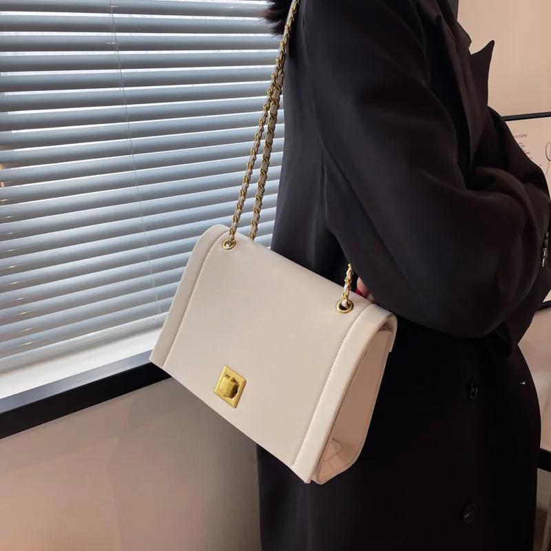 Модные брендовые Дизайнерские однотонные кошельки женские сумки через плечо 2022