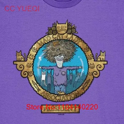 Официальная футболка из органического хлопка президента Mad Cat Lady Association 9 цветов