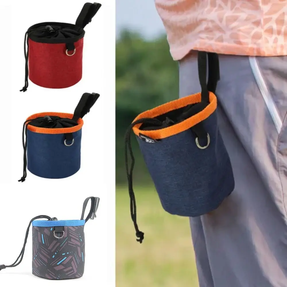 

Oxford Cloth Pet Trainer Waist Bag Cylindrical Pet Treat Pocket