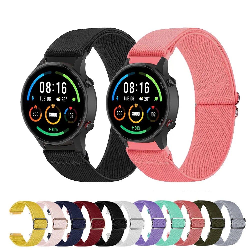 

Nylon Loop Band For Xiaomi Watch Color Strap 22mm Sport Quick Release Watchband For Xiaomi Watch S1/Realme Watch 2 Bracelet