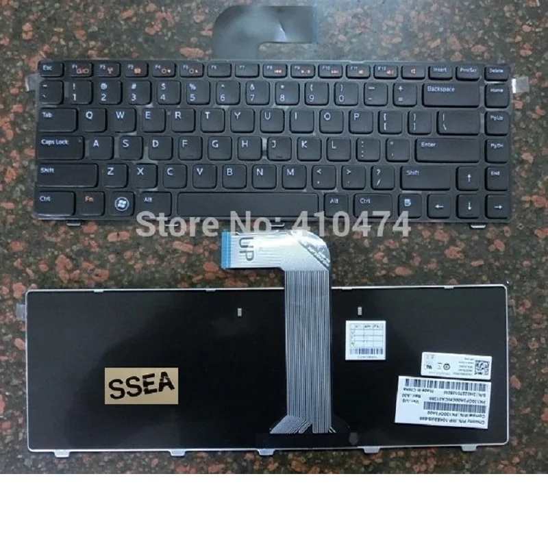 

New US Keyboard Black for DELL Inspiron 14z(N411z) M411R 14R 5420 7420 15R 5520 7520 14 3420 15 3520