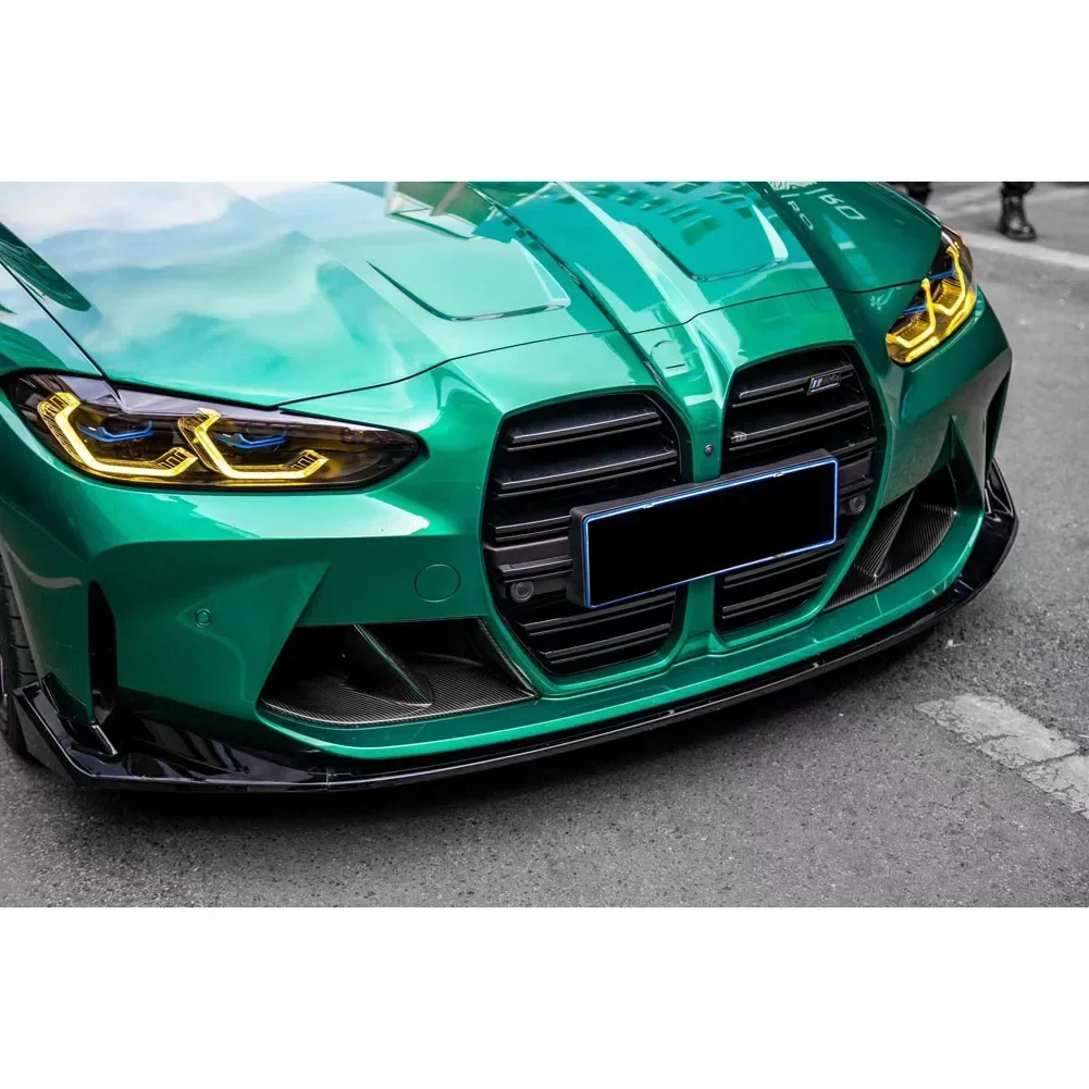 Автомобильный 5-ступенчатый передний спойлер-сплиттер CS для BMW G80 G82 G83 M3 M4 2021 2022