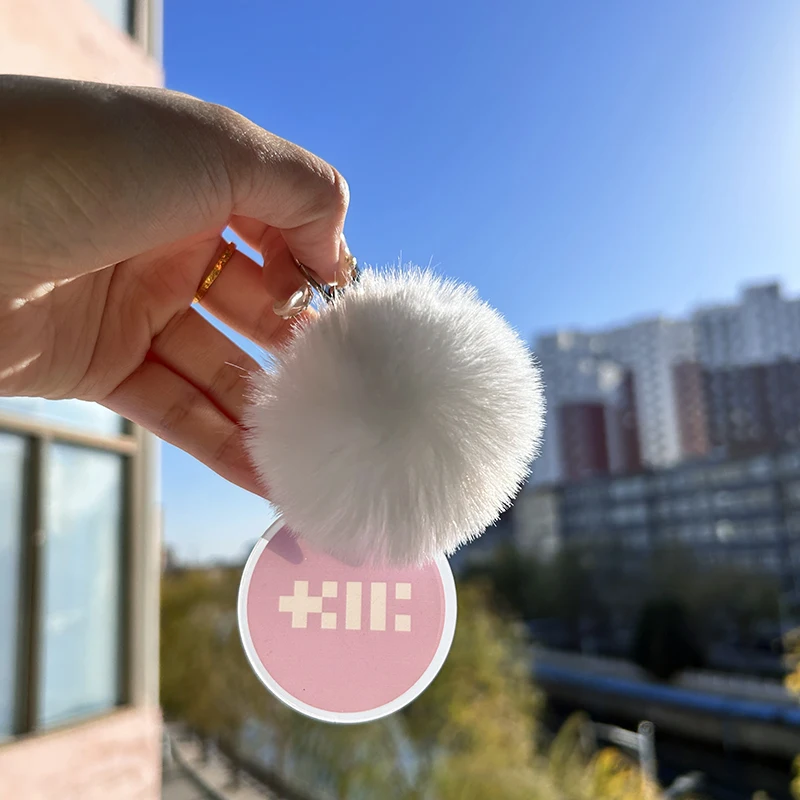Kpop RIIZE ILLIT ATEEZ GIDLE TWS брелок 5 см Lightstick акриловый кулон плюшевый шар для ключей сумка