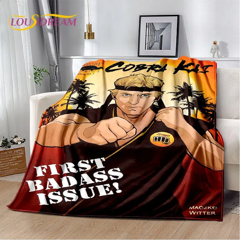 

Cobra Kai Amanda TV Karate Soft Plush Blanket,Flannel Blanket Throw Blanket for Living Room Bedroom Bed Sofa Picnic Cover Kids