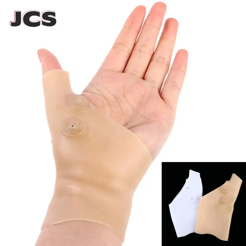 

1pc Magnetic Wrist Therapy Glove Thumb Wrist Support Hand Gel Corrects Pain Relief Neutral Glove