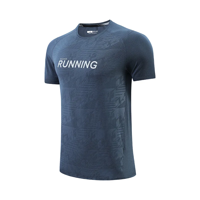 

Sports Short Sleeve T-shirt Men's Basketball Running Half Sleeve Ice Silk Top Loose Size Fitness Clothing