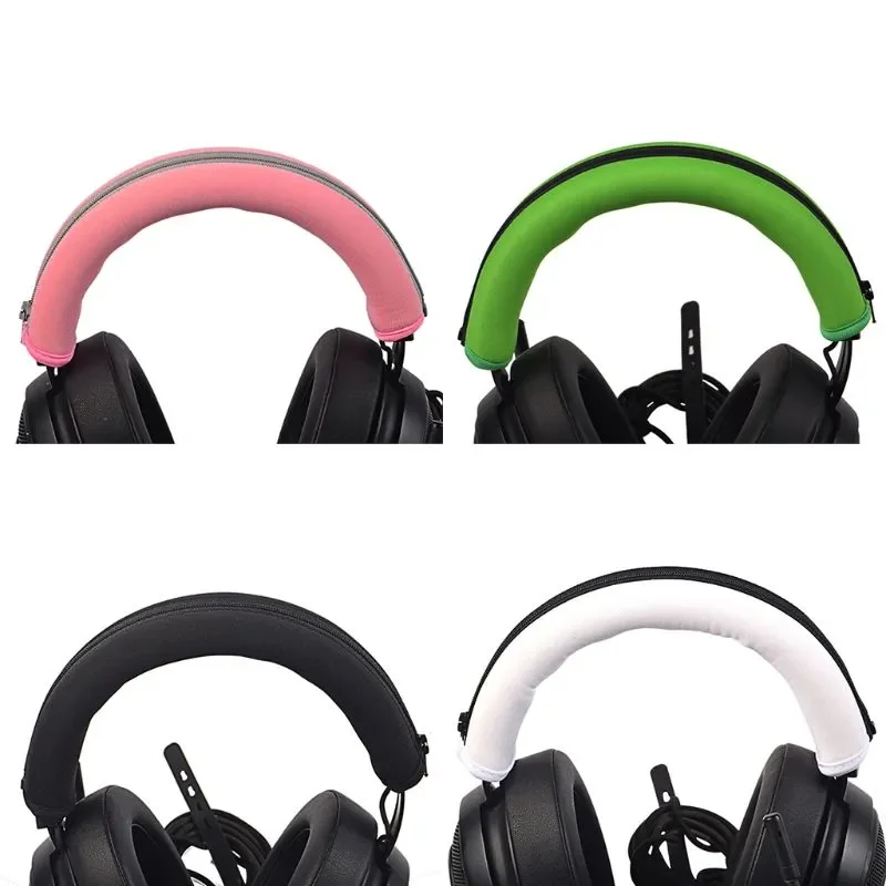 

Headband Cushion Pads Bumper Cover Zipper for Razer Kraken PRO 7.1 V2