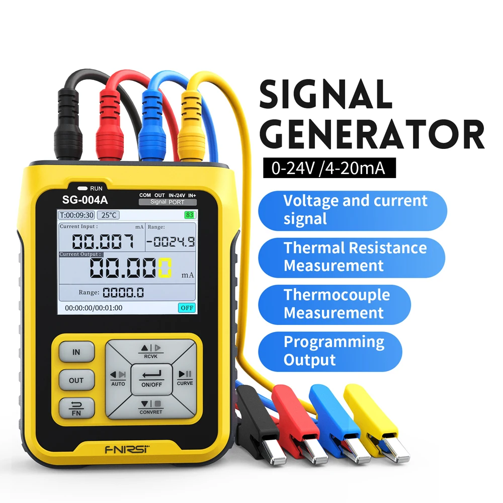 Handheld Digital SG-004 Signal Generator 4-20mA Analog Current Pressure Thermocouple Resistance Process Calibrator Testing Tools