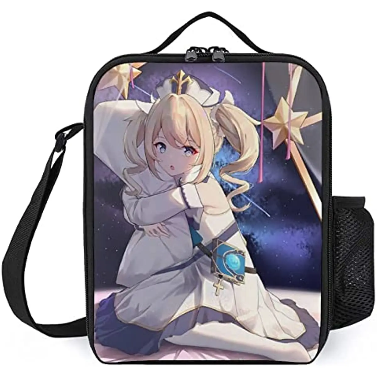 

Genshin Barbara Lunch Bag for Boys Girls School Women Mens Reusable Insulated Manga Lunch Box Tote Bag Cooler for Travel