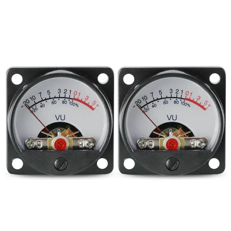 

High-precision VU Meter 2*500uA Power Amplifier DB Meter TR-35 Electronic Tube Amplifier Level Sound Pressure Meter